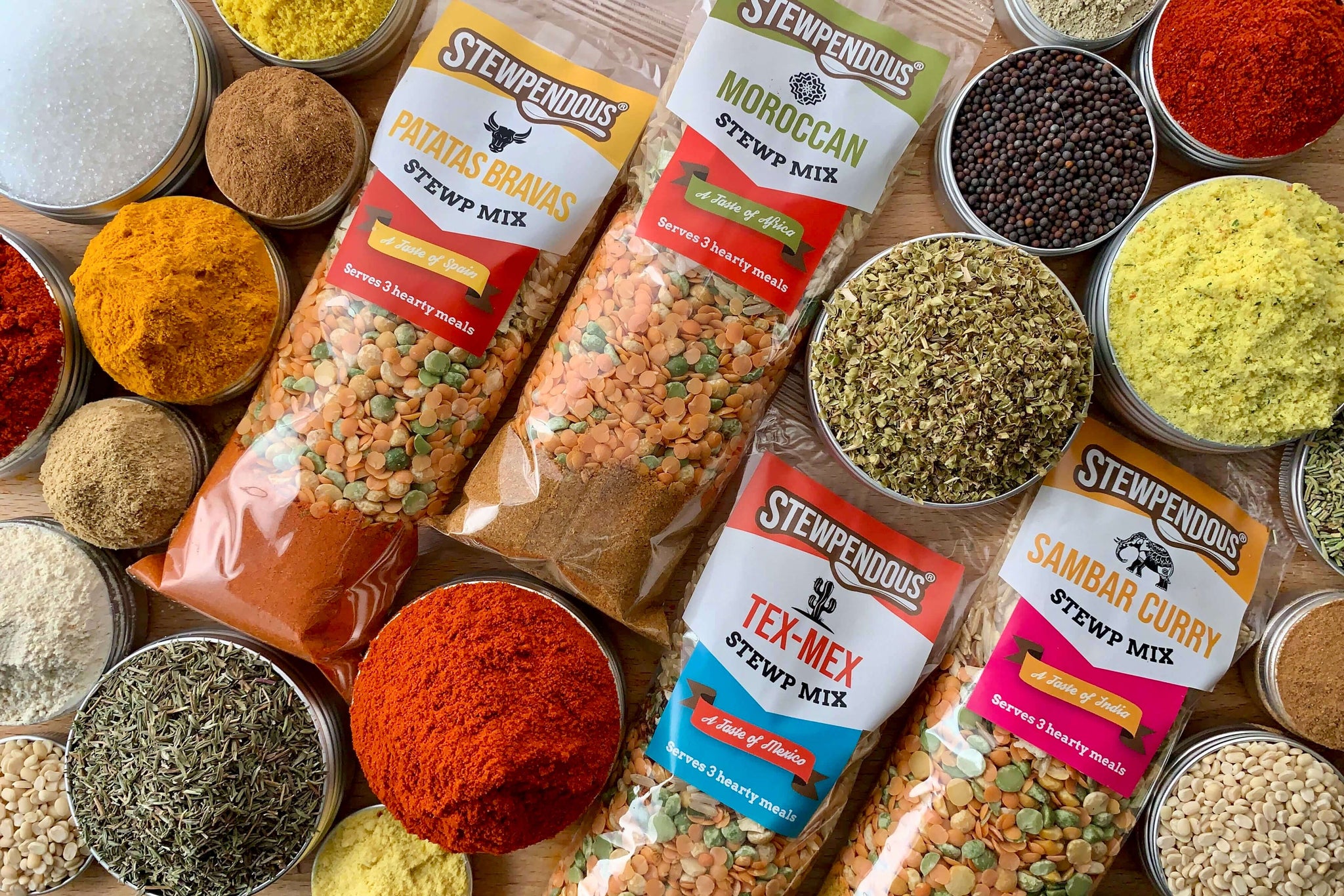 Spices used in mixes
